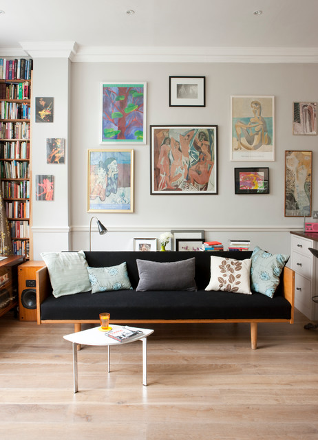 Muswell Hill Flat Refurbishment eclectic-living-room