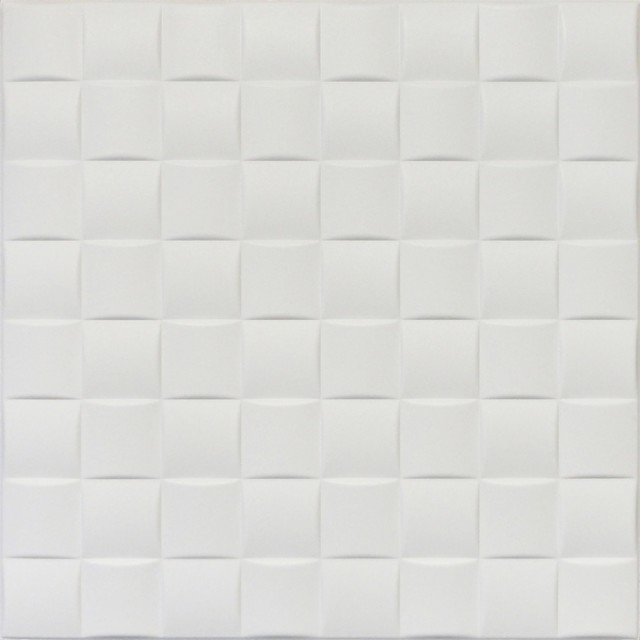 19 6 X19 6 Styrofoam Glue Up Ceiling Tiles R35 Ultra Pure White