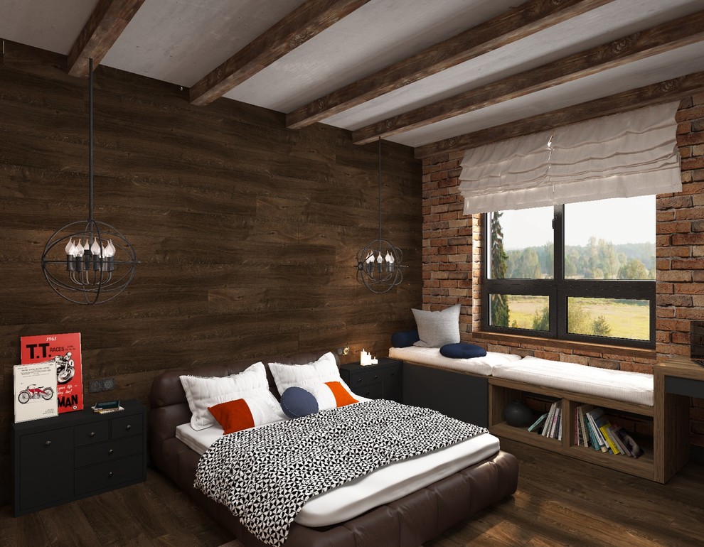 Спальня в стиле Loft