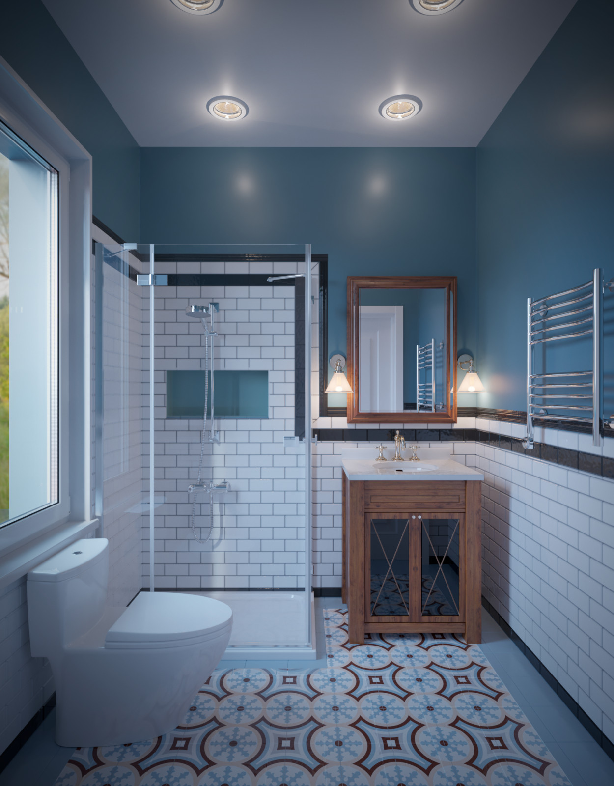 Ванные в доме на море