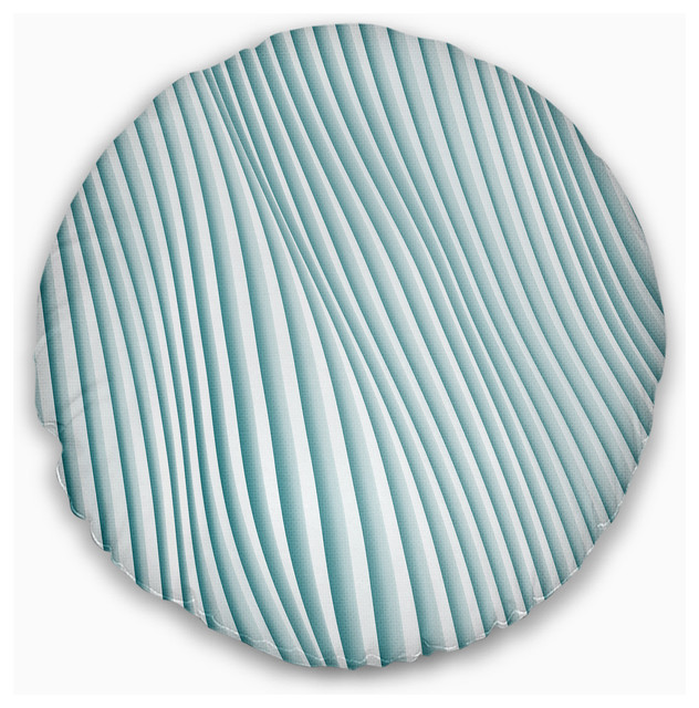 Fractal Small Blue Waves Contemporary Throw Pillow 20 Round Fractal Small Blue Waves Contemporary Throw Pillow 20 Round