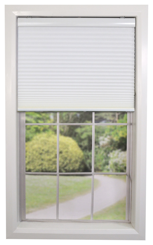 Versailles' Cordless Honeycomb Insulating Cellular Shade, 36"x72", White