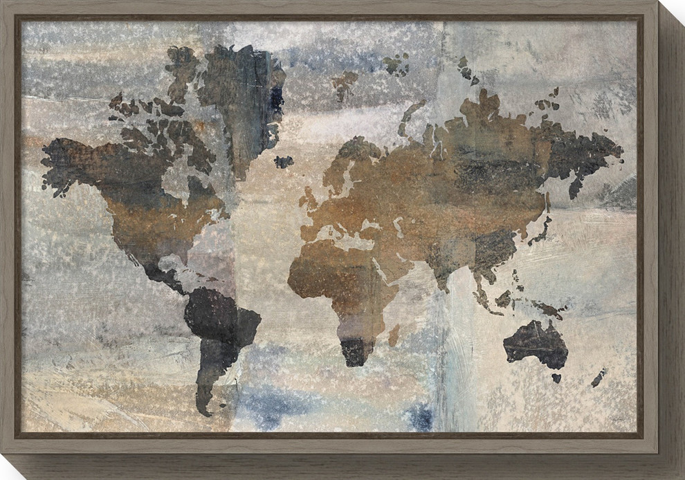 Global GalleryAvery Tillmon Open Arms Gold Giclee Stretched Canvas Artwork 24 x 16