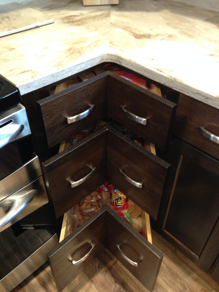 Dark Hickory Kitchen