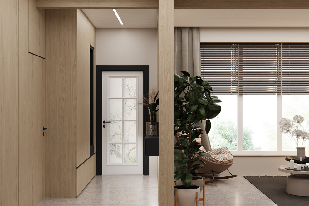 Проект 1 этаж дома 45м2