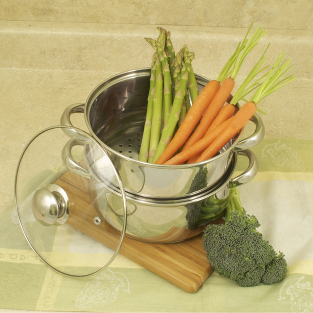 All-in-One Stainless 3-quart Steamer and Sauce Pot