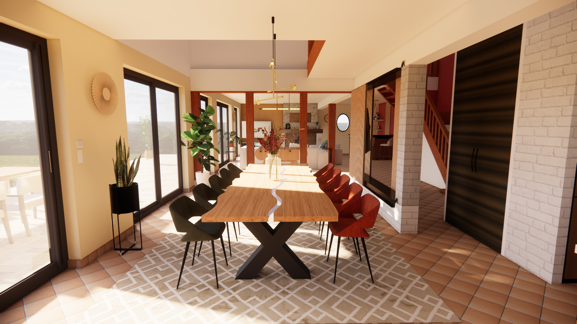 Projet 3D - Aménagement d'un RDC de maison