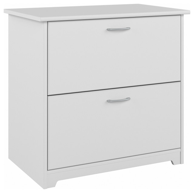 Bush Furniture Cabot 2 Drawer Lateral File White