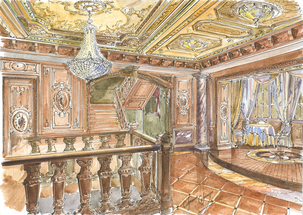 a privat house in french classic style