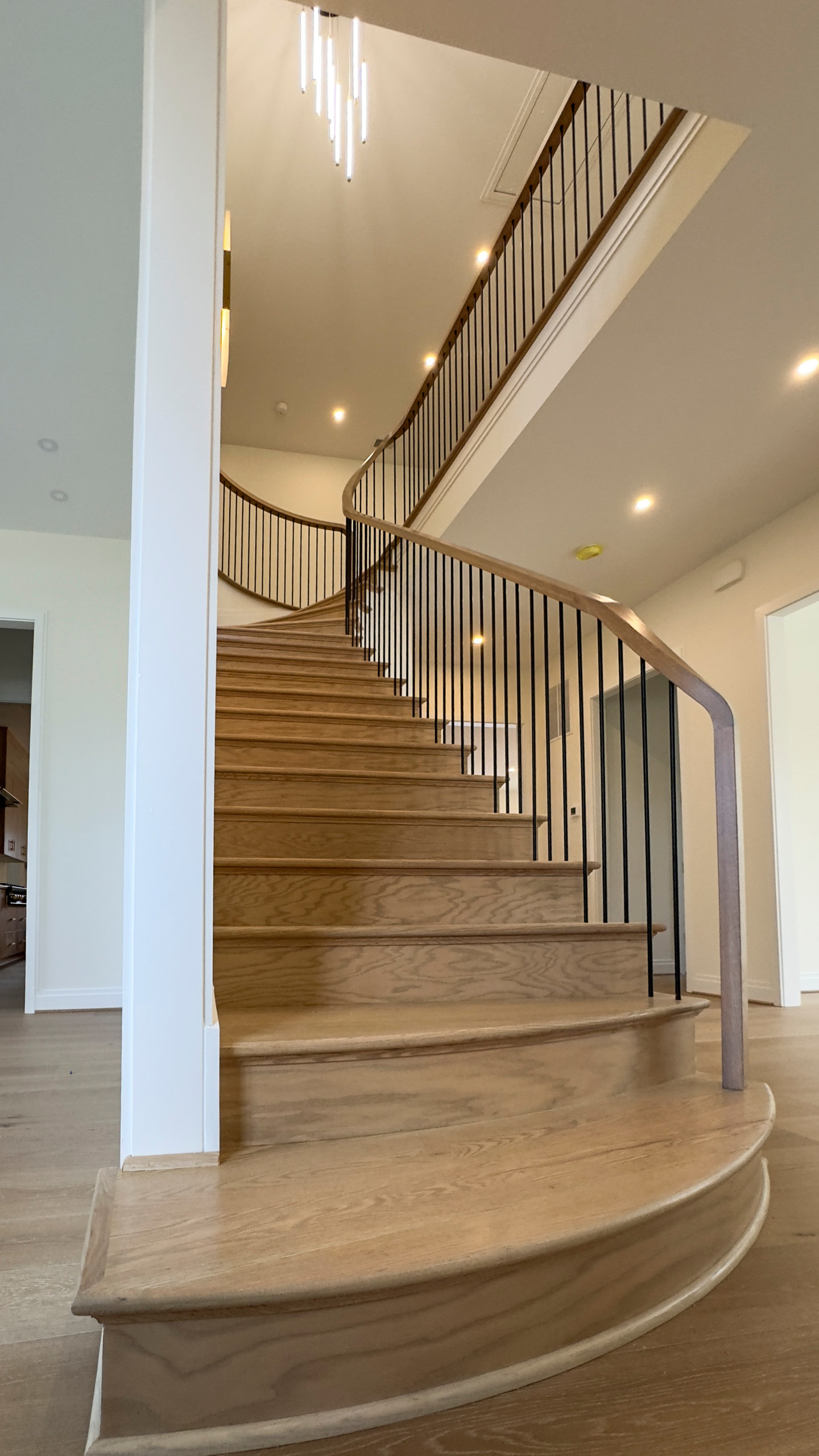 144_Attractive Transitional Staircase in Impressive Modern Home, Vienna VA 22180
