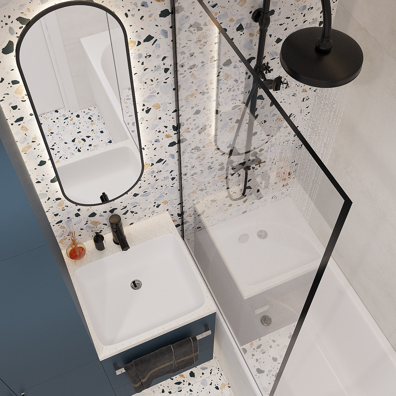 Дизайн-проект квартиры 37,74 кв.м. г.Томск ЖК Северный парк