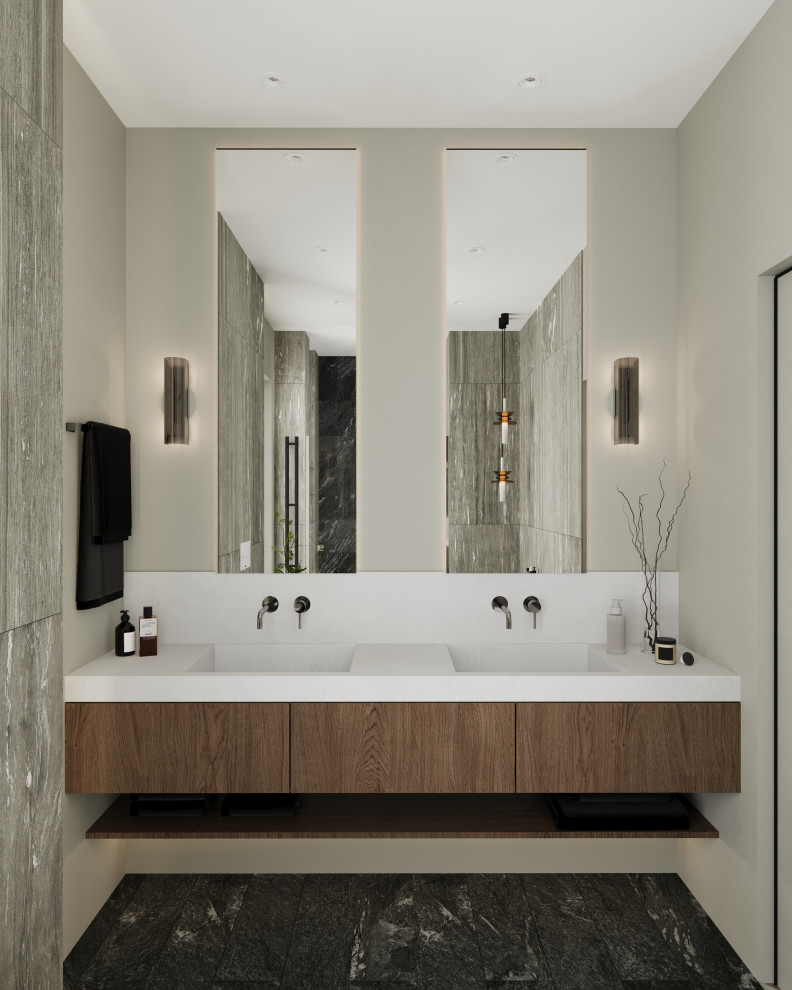 Обволакивающий интерьер дома