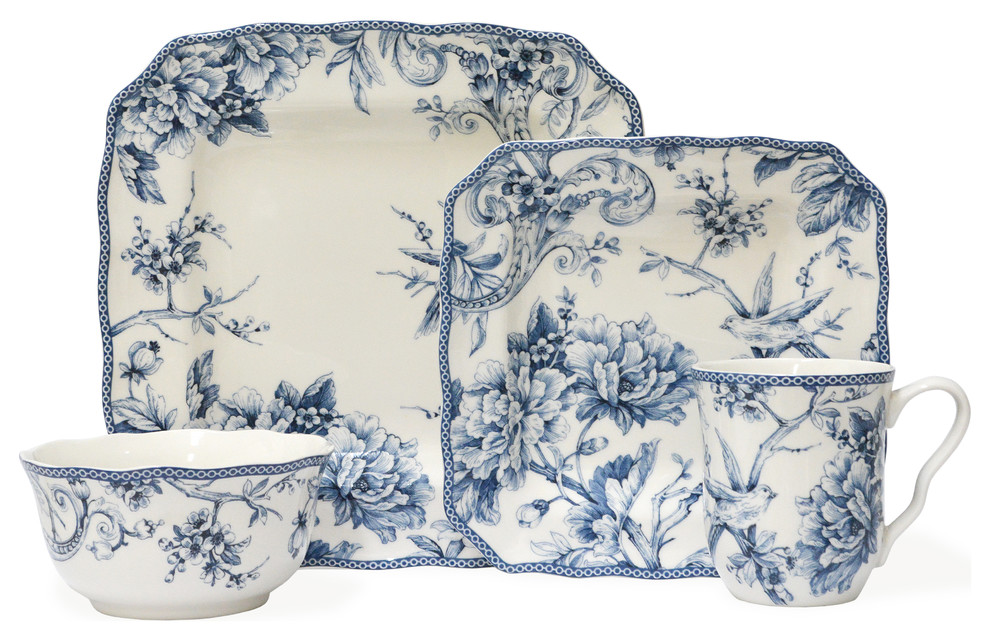 Adelaide 16-Piece Dinnerware Set - Traditional - Dinnerware Sets - by