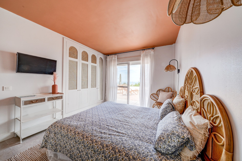 Coastal bedroom in Malaga.