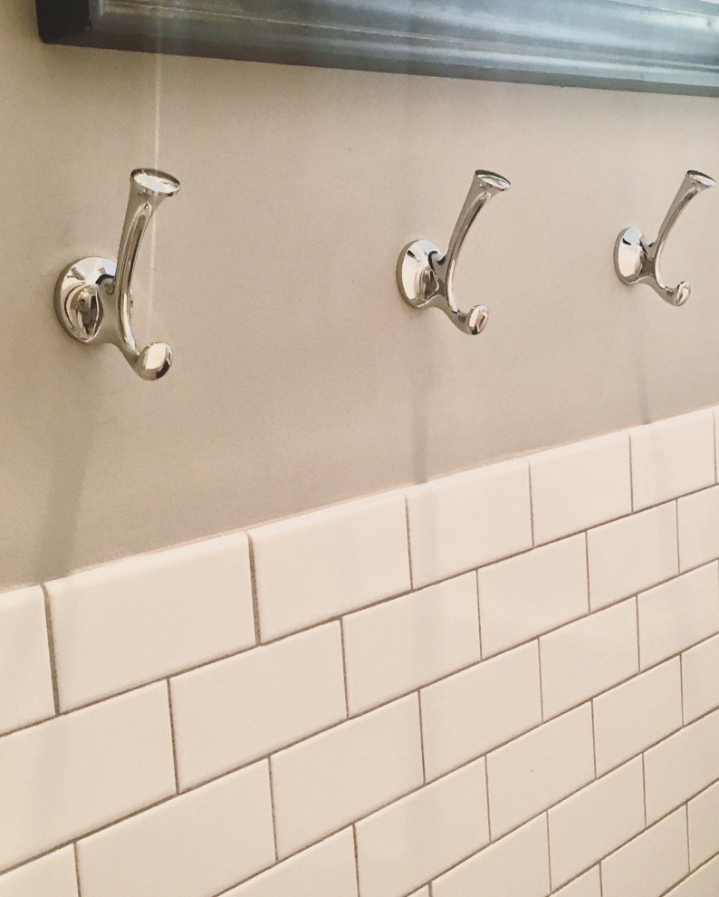 White & Chrome Bathroom