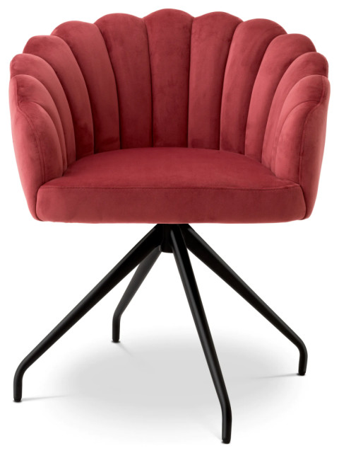 Velvet Savona Dining Chair | Eichholtz Luzern, Red