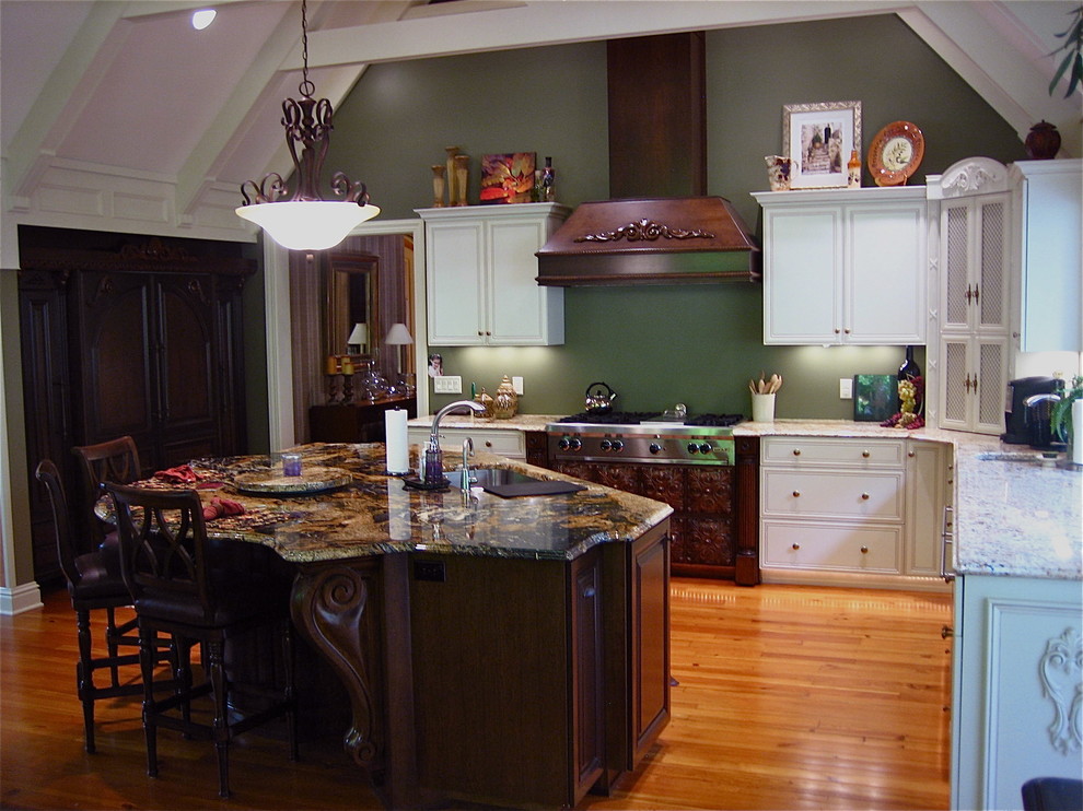 Example of a huge classic kitchen design in Other
