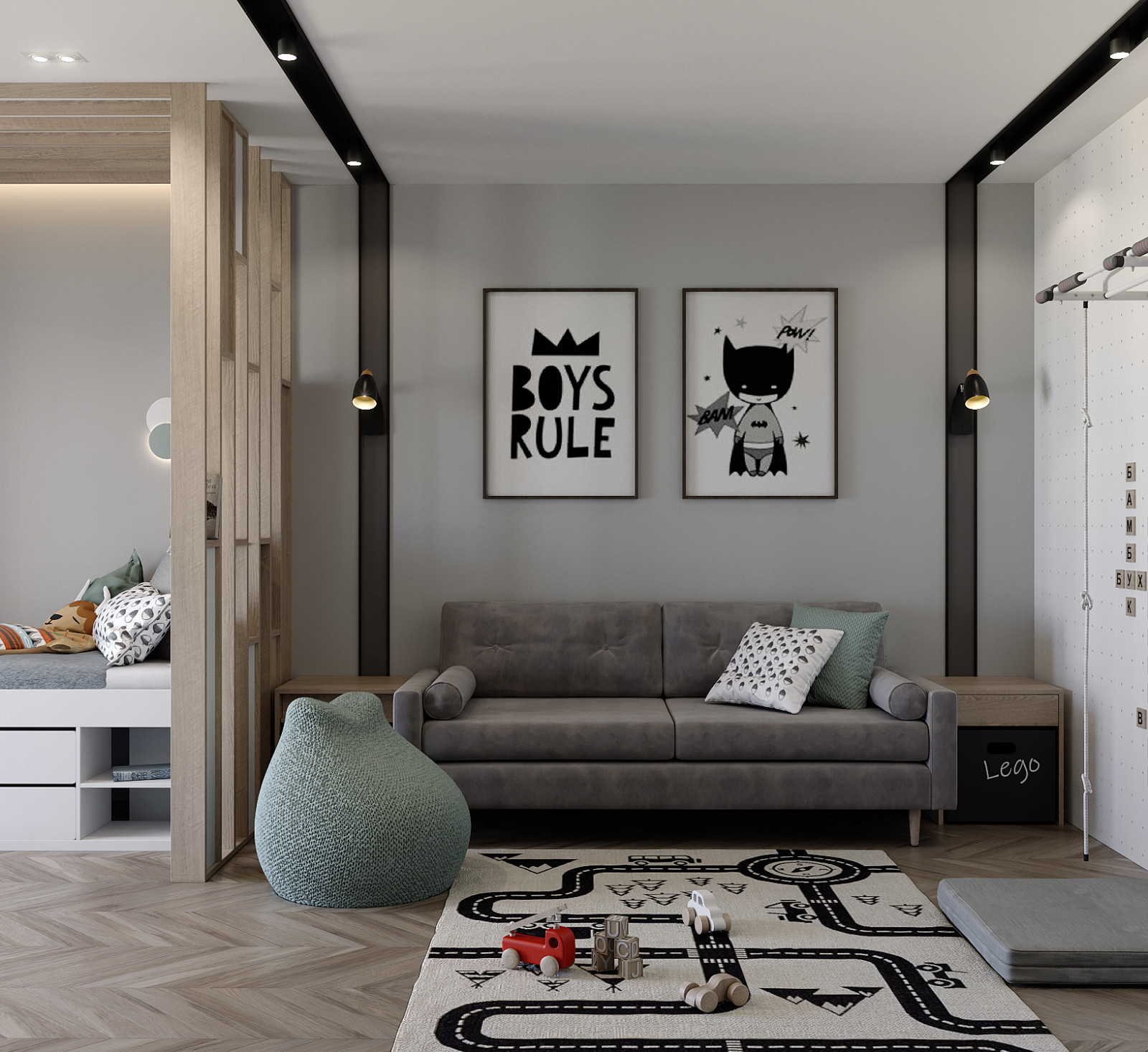 Монохромные линии. Проект квартиры в центре Екатеринбурга