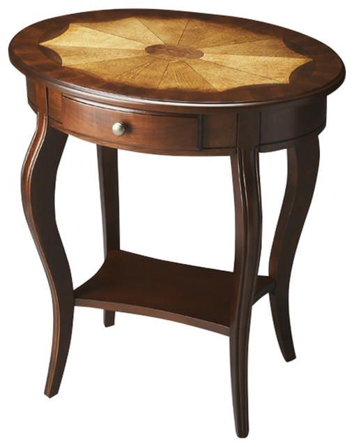 Oval Accent Table Traditional Coffee Tables by Furniture East Inc.