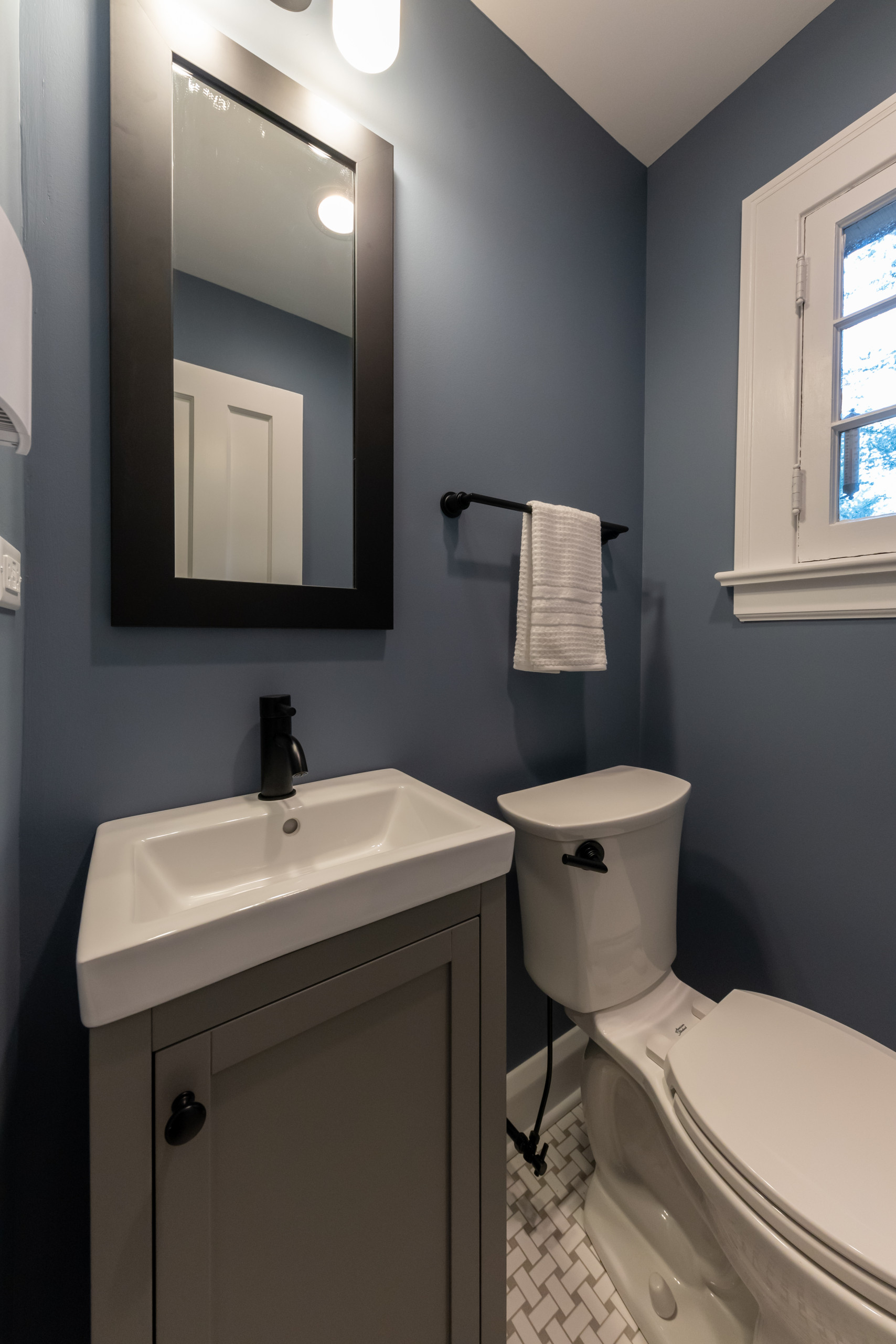 Wilmette Vintage Powder Room