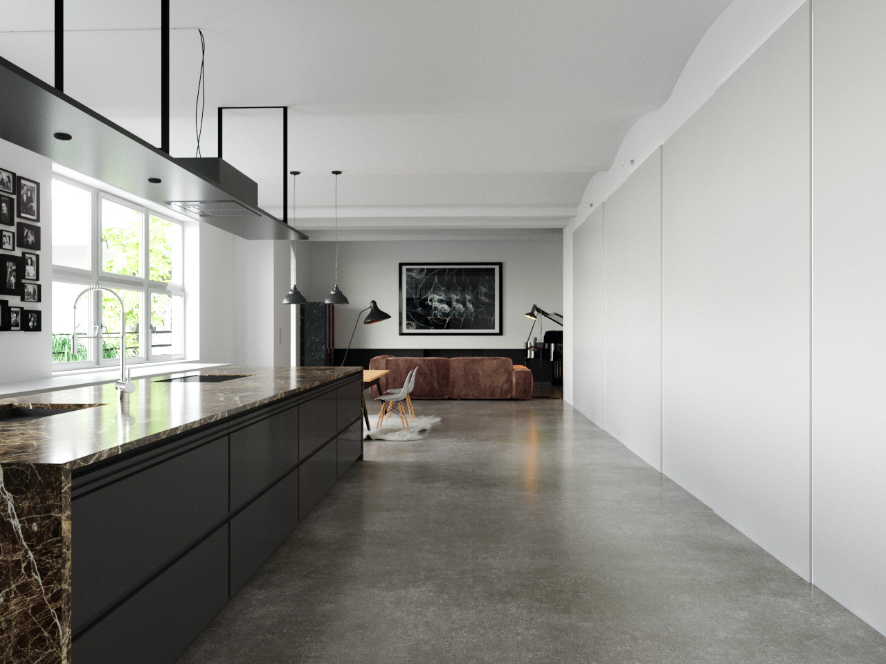 Дизайн интерьера в стиле лофт