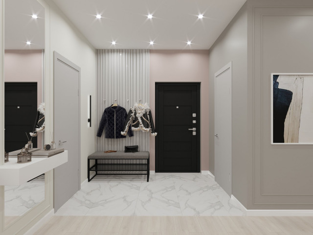 Compact Studio Apartment modern-entre