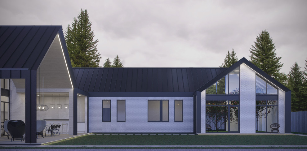 Дом в стиле BarnHouse (БарнХауз)