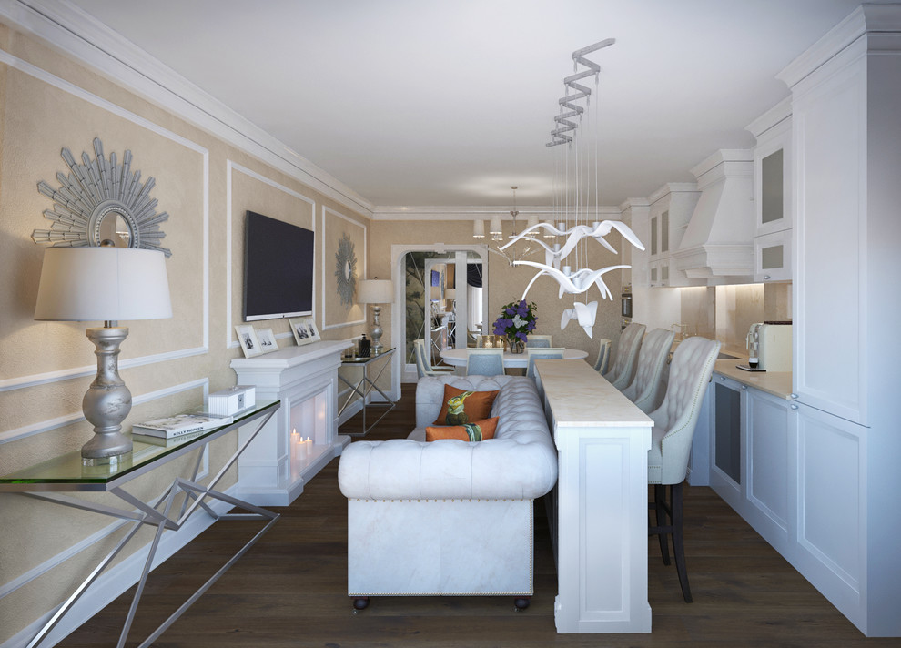 Классика и лофт в одном пространстве