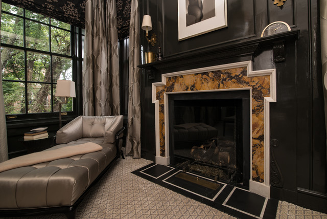 Chicago, Lincoln Park Residence klassisk-vardagsrum
