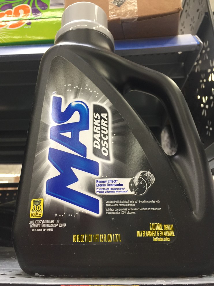 Mas Liquid Laundry Detergent for Darks Oscura with Renew Effect, 60 Ounces,  30 Loads 