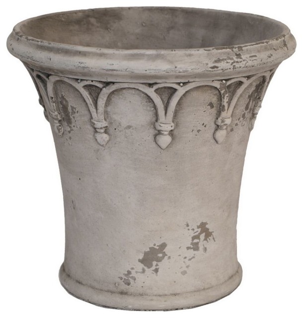 Vintage Cement Planter Farmhouse Outdoor Pots And Planters Vintage Cement Planter Farmhouse