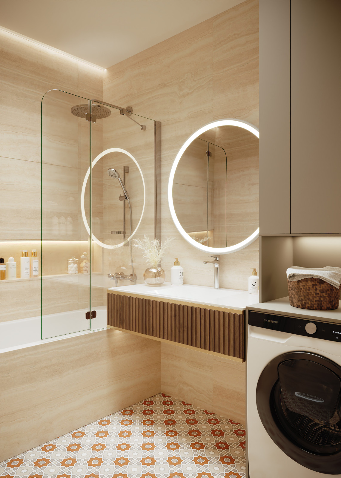 Дизайн-проект ванной комнаты