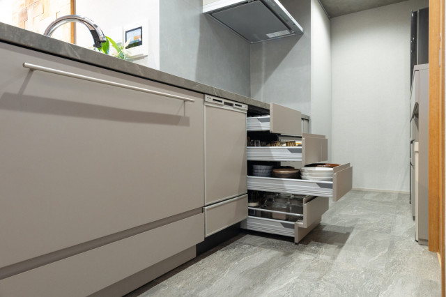 オーダーキッチンリノベーション shabby-chic-style-kueche