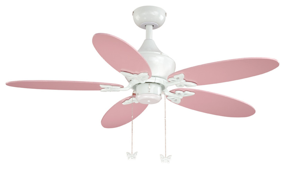 Vaxcel Lighting FN44322W 44 in. Alice Ceiling Fan in White - blades Included