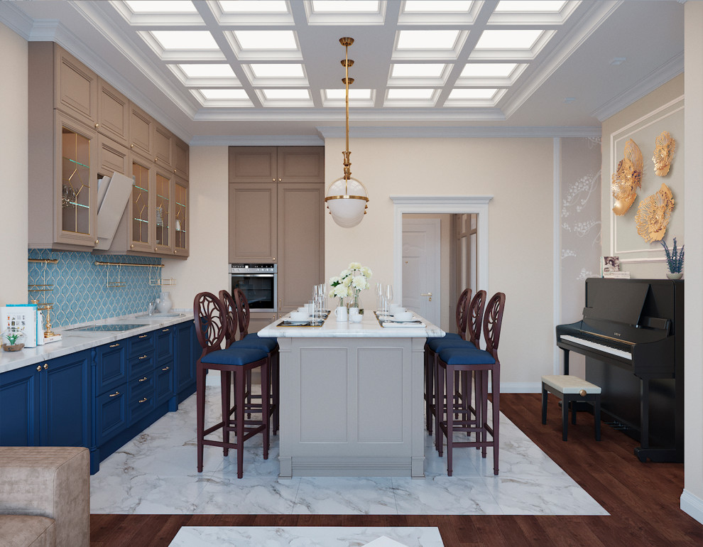 "Ванильное небо" - двухкомнатная квартира в Хамовниках