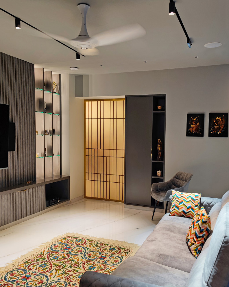Agarwal house - 3000 sq.ft Luxury apartment - Contemporary - Home ...
