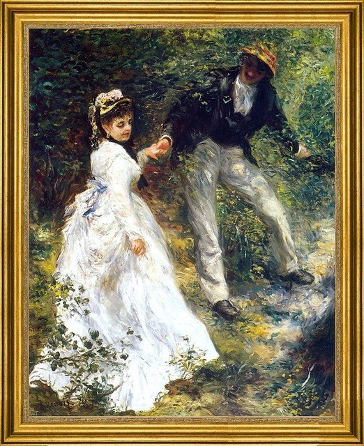 Print Oyster Pierre Auguste Renoir16"x20" Framed Canvas Prints And