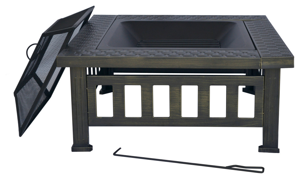 Bond Bali Wood Burning Fire Pit Transitional Fire Pits by GHP