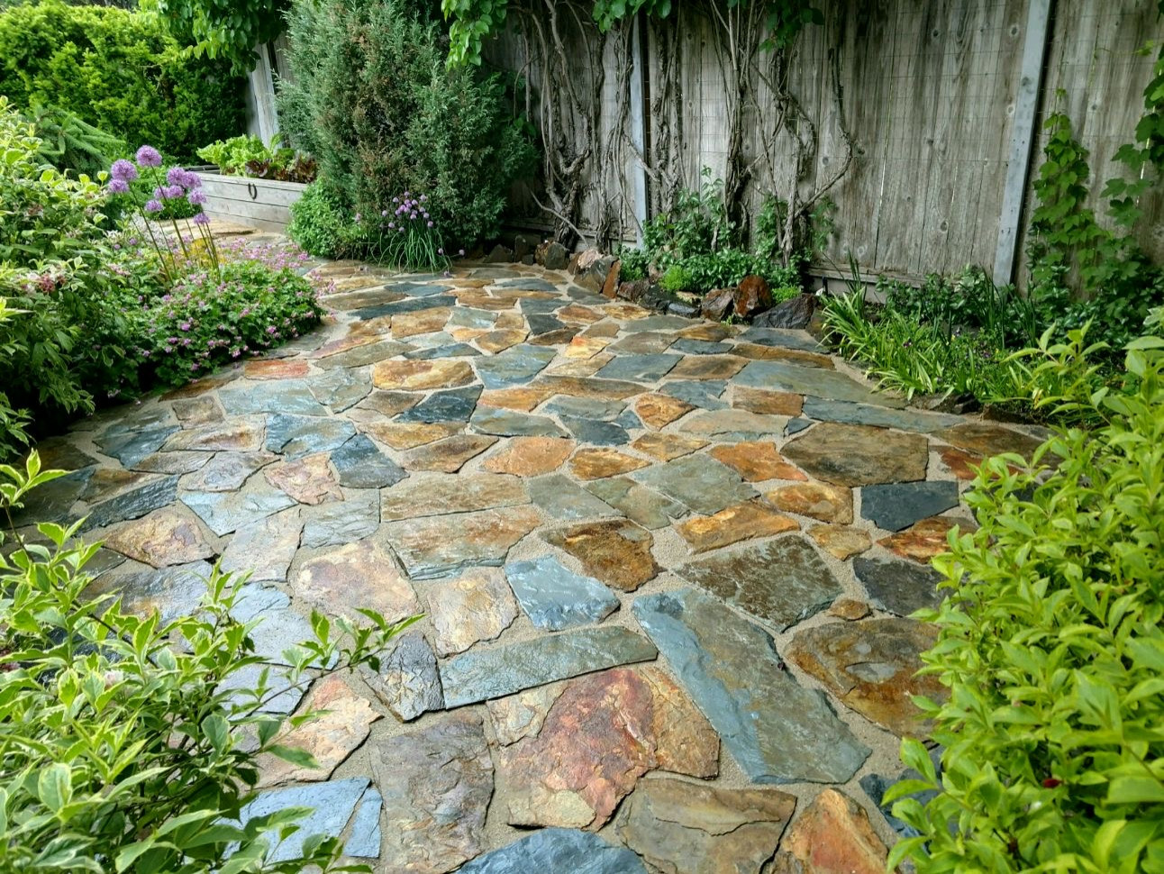 Stone Walkway & Patio