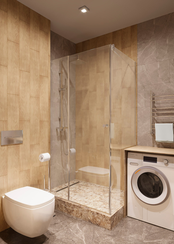 Проект маленького совмещенного санузла