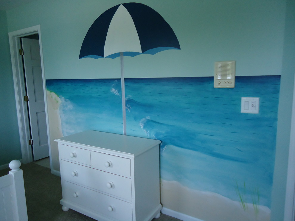 Design ideas for a tropical kids' room in Chicago.