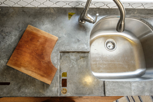 Cast Concrete Countertops With A Personal Twist