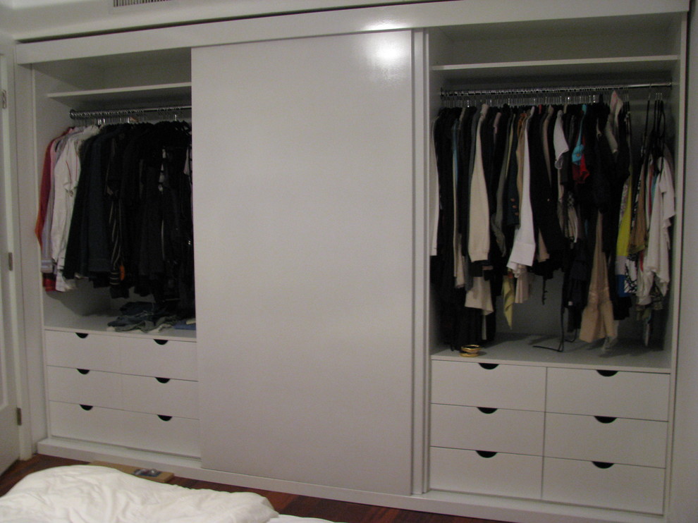 Traditional storage and wardrobe in New York.