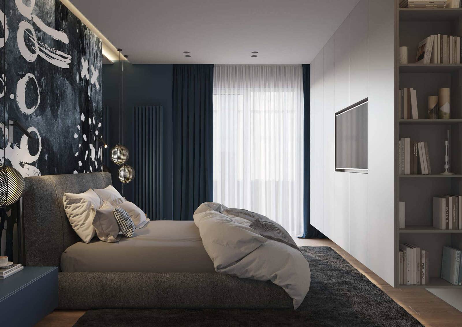 Лофт и облака. Квартира 140 м2 в центре города