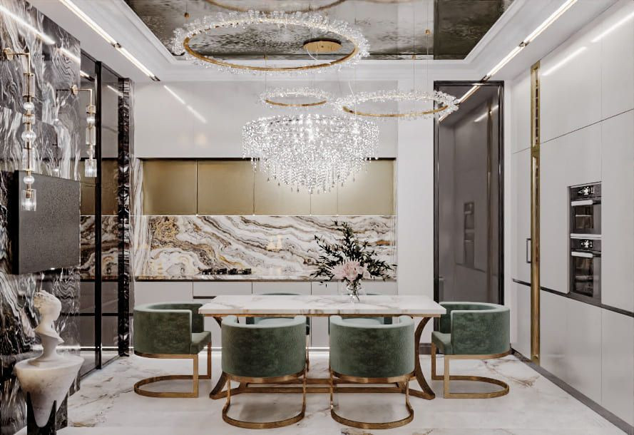 дизайн кухни неоклассика