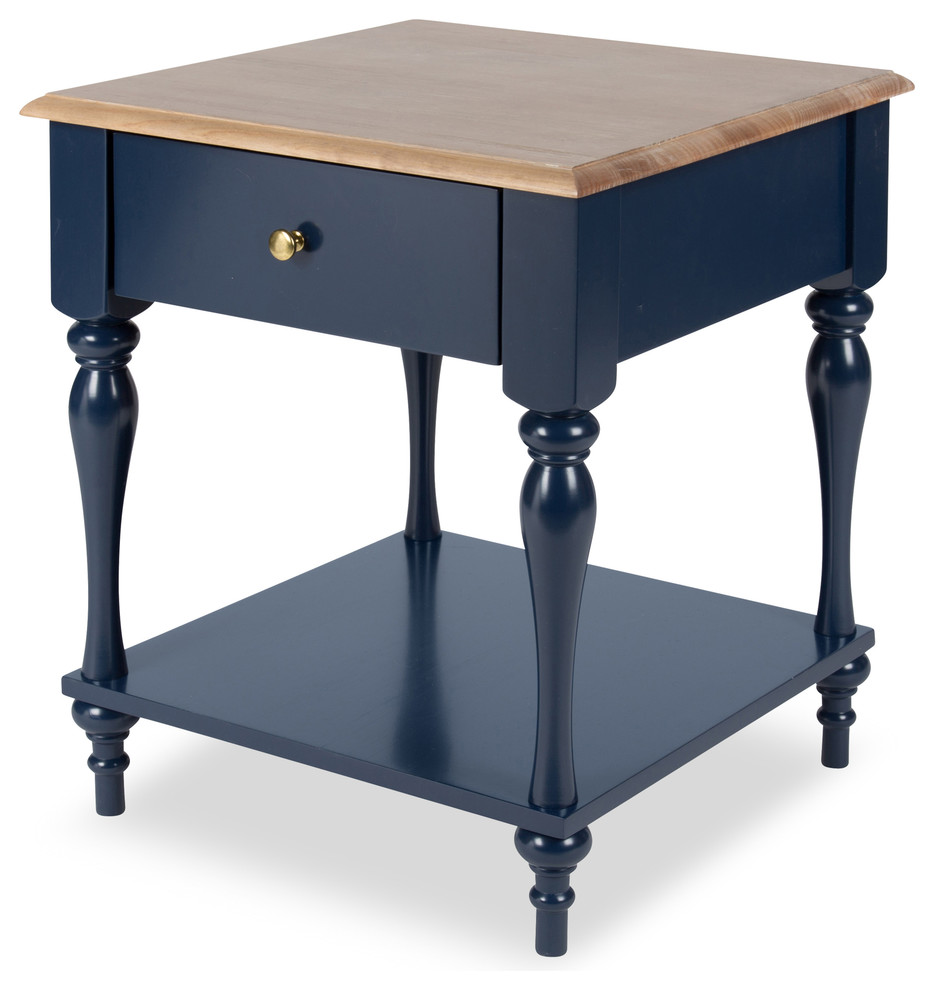 Sophia Traditional Wooden Accent Side Table 