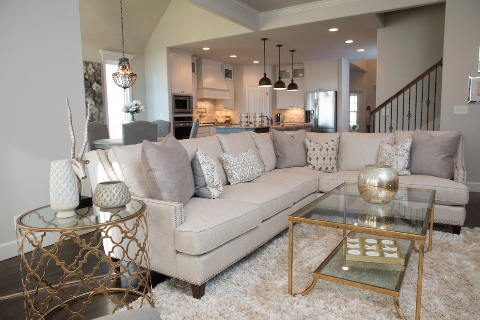 Luxe Furniture & Design Lovely, Light and Airy Transitional Living