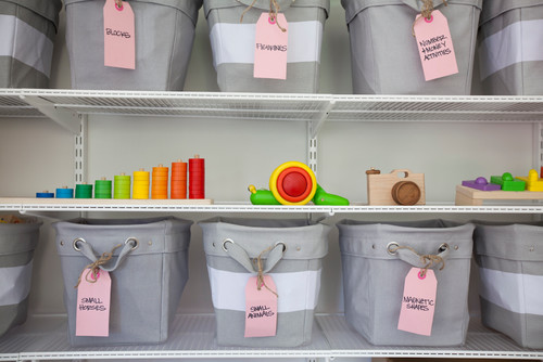 Genius nursery organization tips: Store toys up high, via NEAT Method Michigan on House