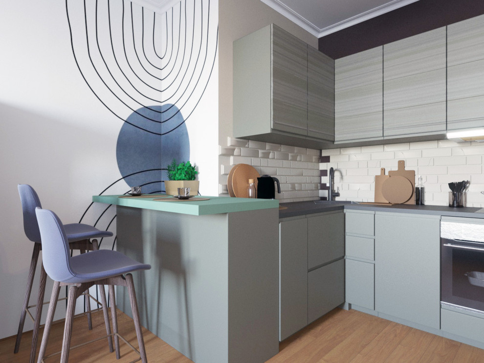 Бюджетный дизайн для евродвушки в ЖК "Ботаника"