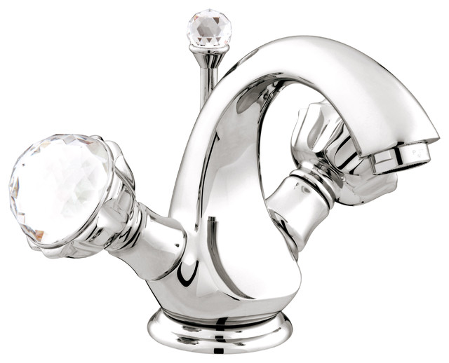 Atlantica 1Hole Faucet With Swarovski Crystal Traditional Bathroom